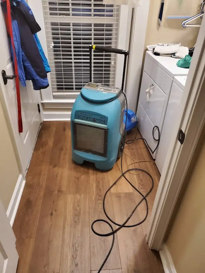 Commercial dehumidifier deployed for Flood Damage Cleanup in Milwaukee
