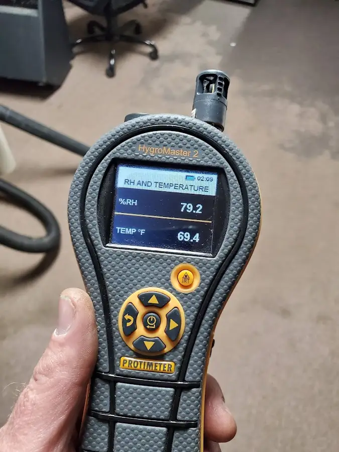 Moisture meter humidity assessment for Fire & Smoke Damage Restoration in Milwaukee